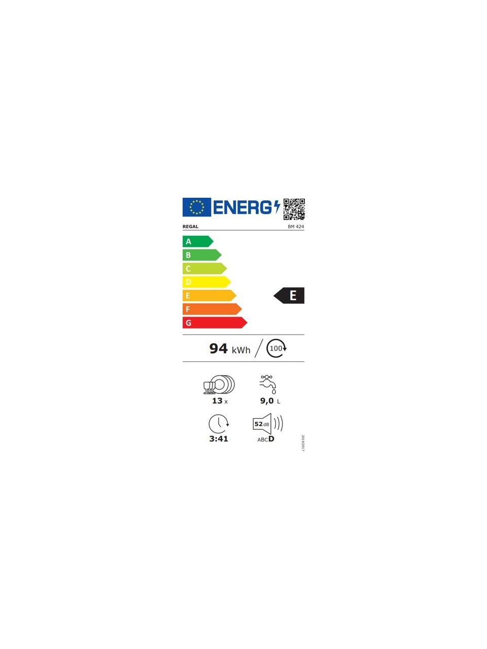 resimler/genel/Regal Bm 424 4 Program Bulaşık Makinesi