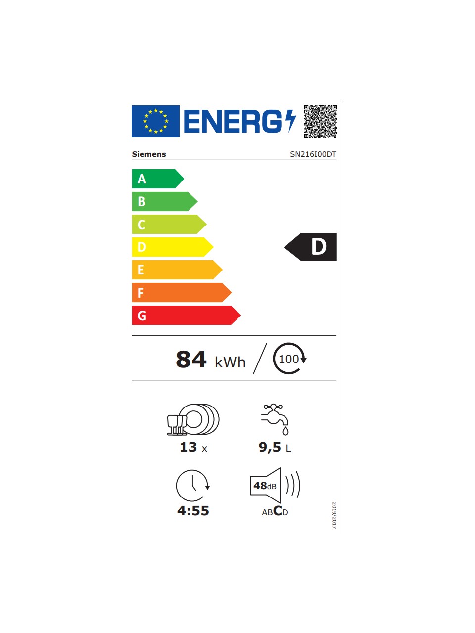 resimler/genel/Siemens SN216I00DT 6 Programlı 13 Kişilik Bulaşık Makinesi