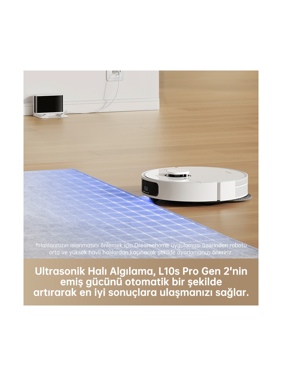 resimler/genel/Dreame L10s Pro Gen 2 Robot Süpürge Beyaz, 7.000PA Emiş Gücü
