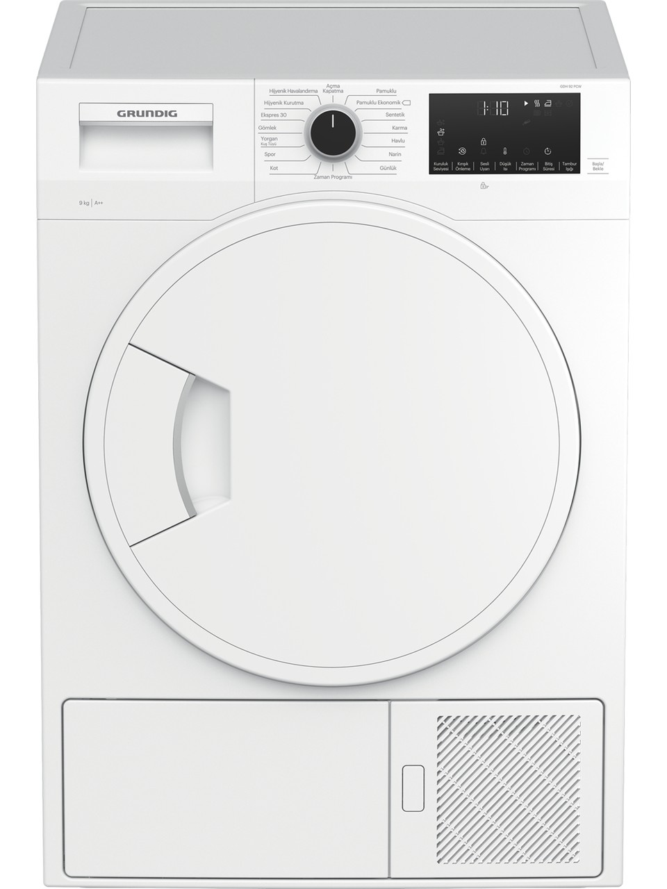Grundig GDH 92 PCW 9 kg A++ Çamaşır Kurutma Makinesi