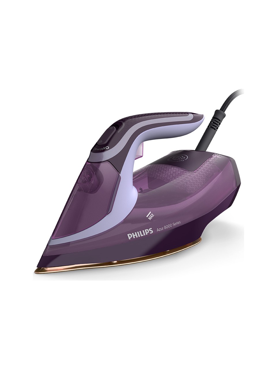 Philips 8000 Serisi Azur Buharlı Ütü, 3000W, SteamGlide Elite Taban, Otomatik Kapanma, 240 g Şok Buhar, Sıfır Yanık Garantisi