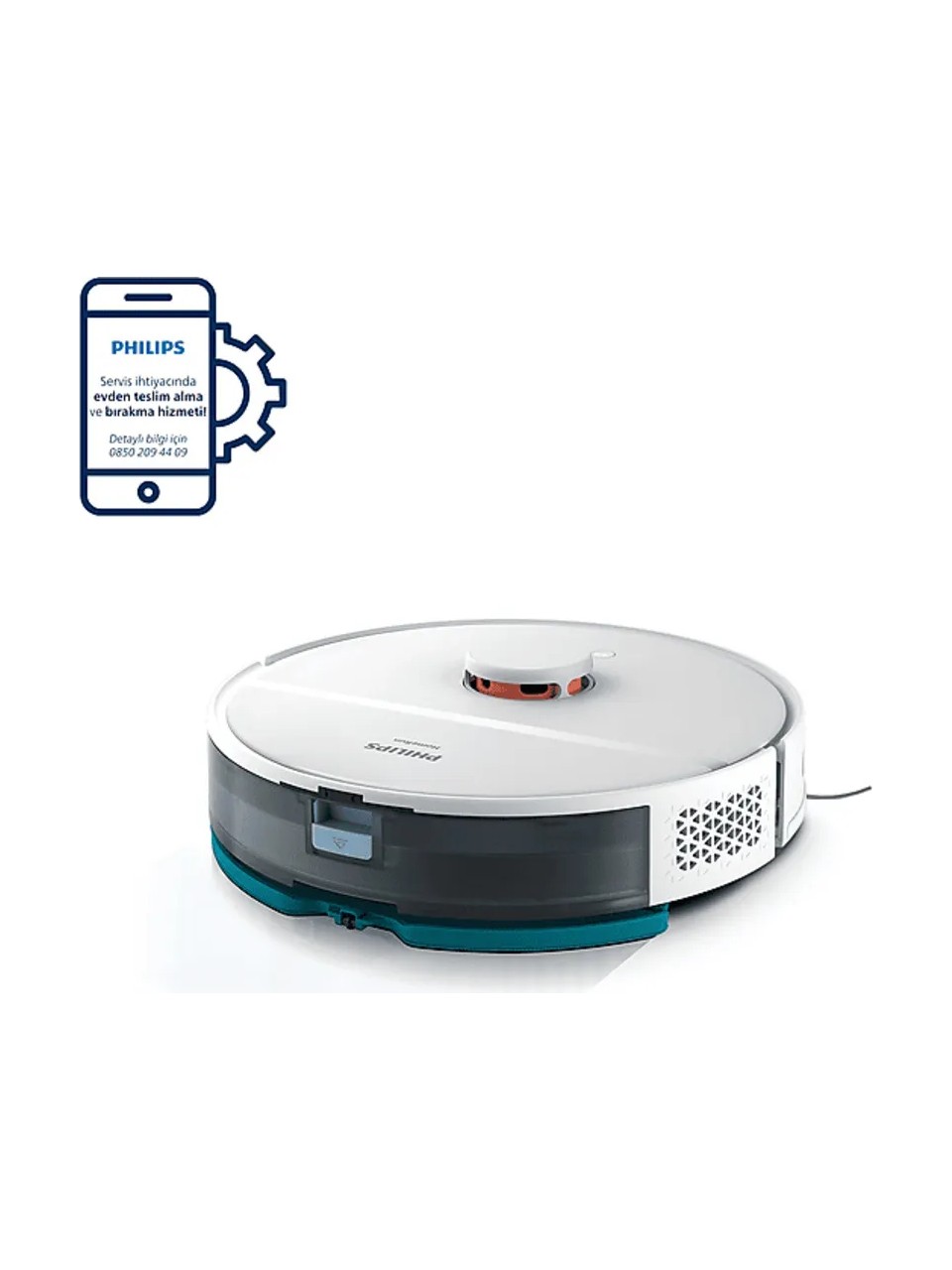 Philips 2000 Serisi Robot Süpürge Beyaz XU200022 Beyaz