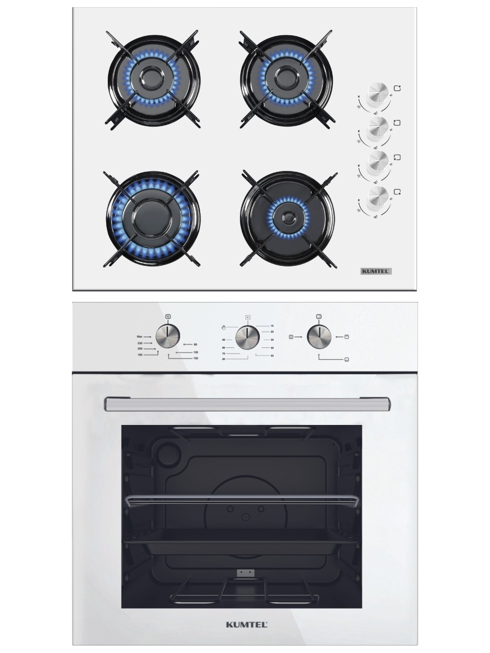 Kumtel Beyaz 2 Li Set (KO-40TAHDF+ MT)