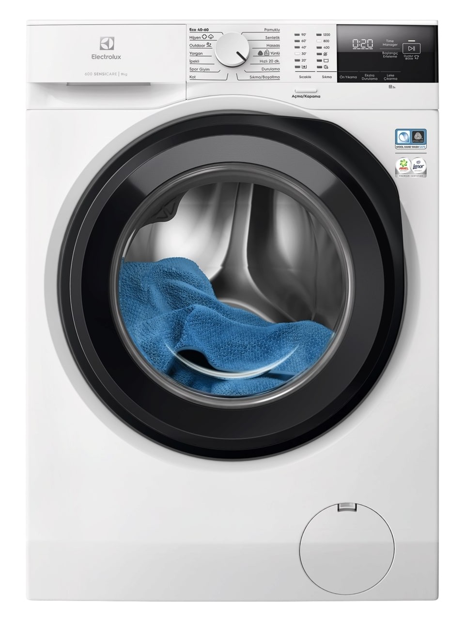 Electrolux EW6F2292T 9kg 1200 Devir A Enerji Sınıfı Çamaşır Makinesi