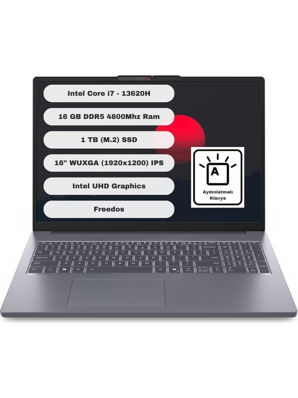 Lenovo Ideapad Slim 3 16IRH10 Intel Core I7 13620H 16GB 1tb SSD Freedos 16
