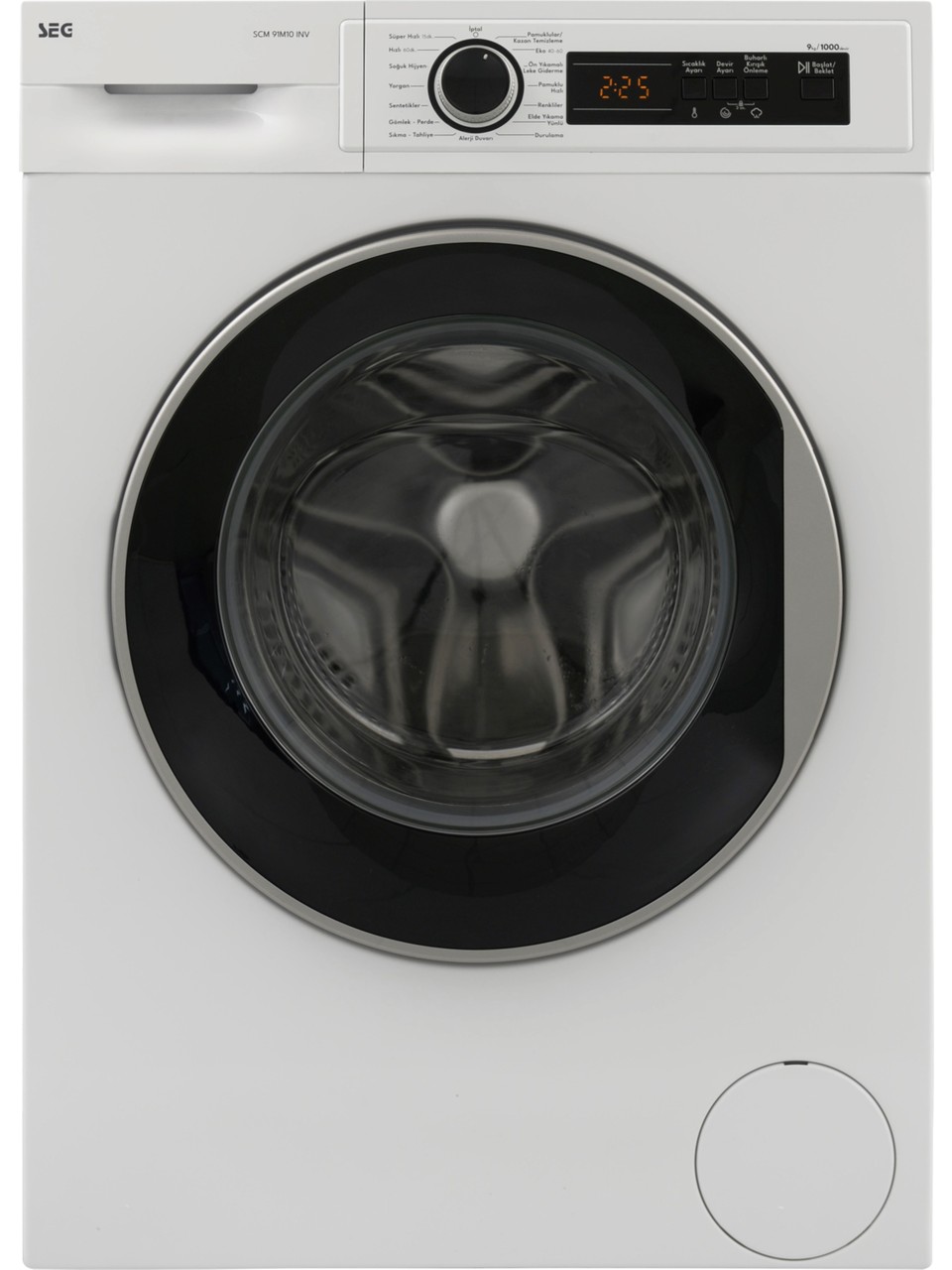 SEG Scm 91M10 Inv 9 Kg 1000 Devir Çamaşır Makinesi