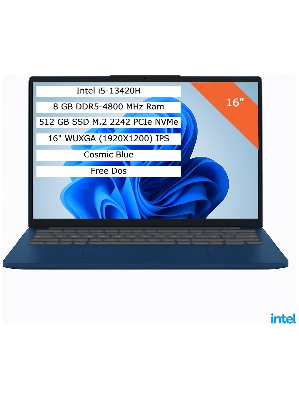 Lenovo Ideapad Slim 3 Intel Core I5-13420H 8gb 512GB SSD 16