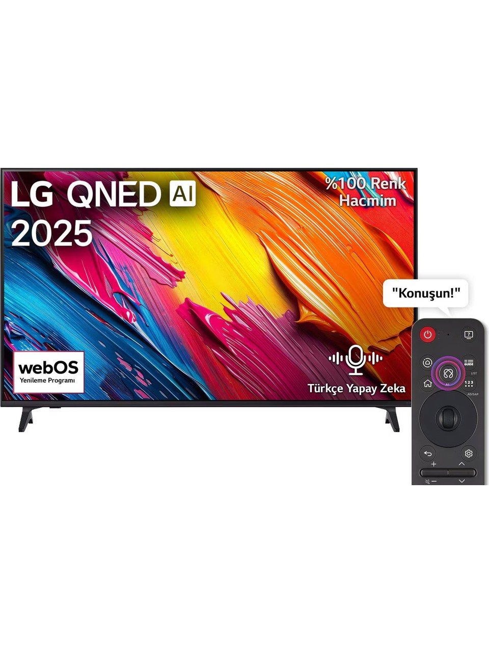LG 55QNED70A6A 55'' 140 Ekran Uydu Alıcılı 4K Ultra HD Smart QNED TV